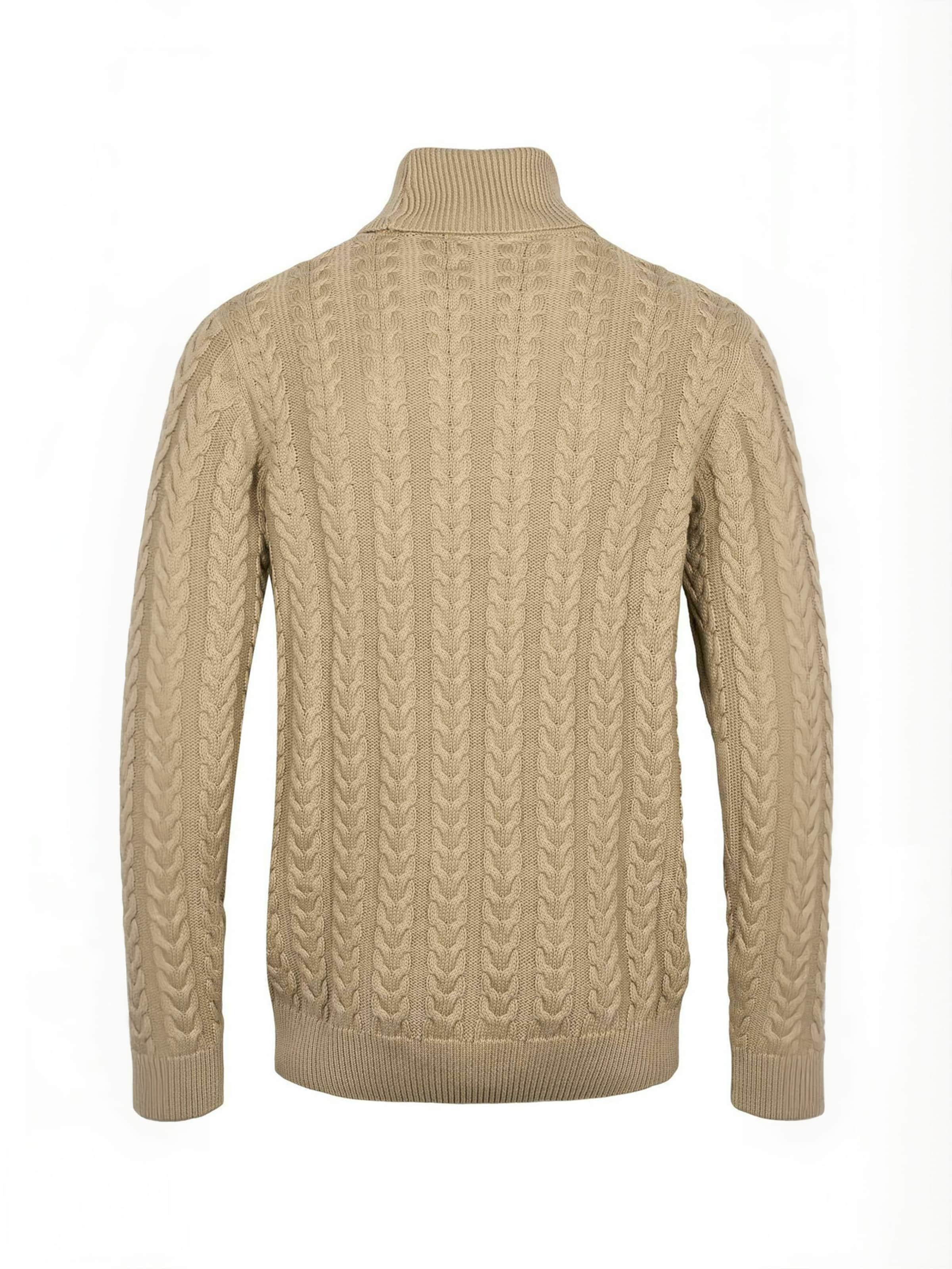 U.S. POLO ASSN. Sweter ' UMDashe ' w kolorze beżowy: tył