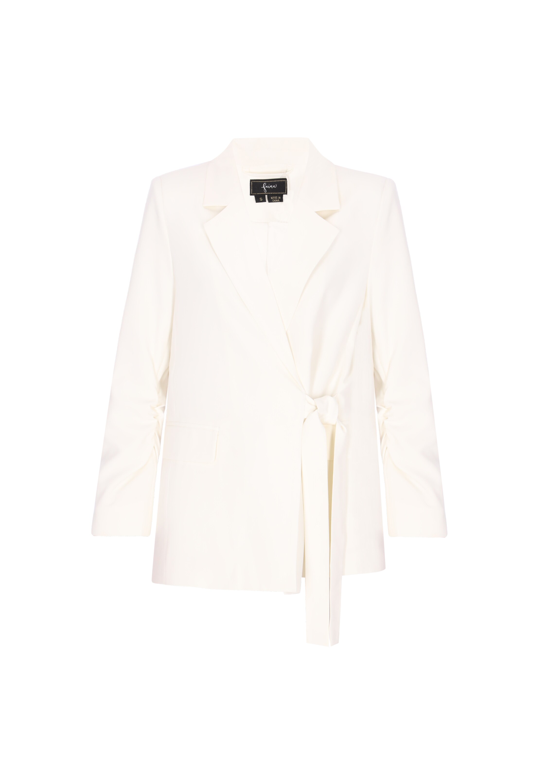 Blazer faina en blanc : devant