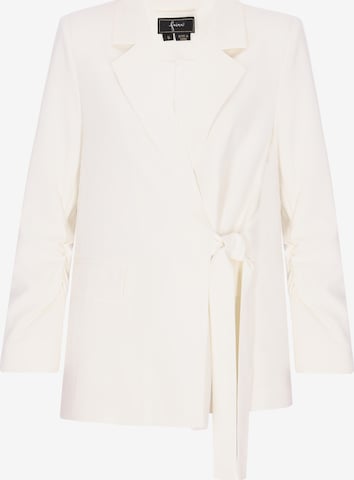 Blazer faina en blanc : devant