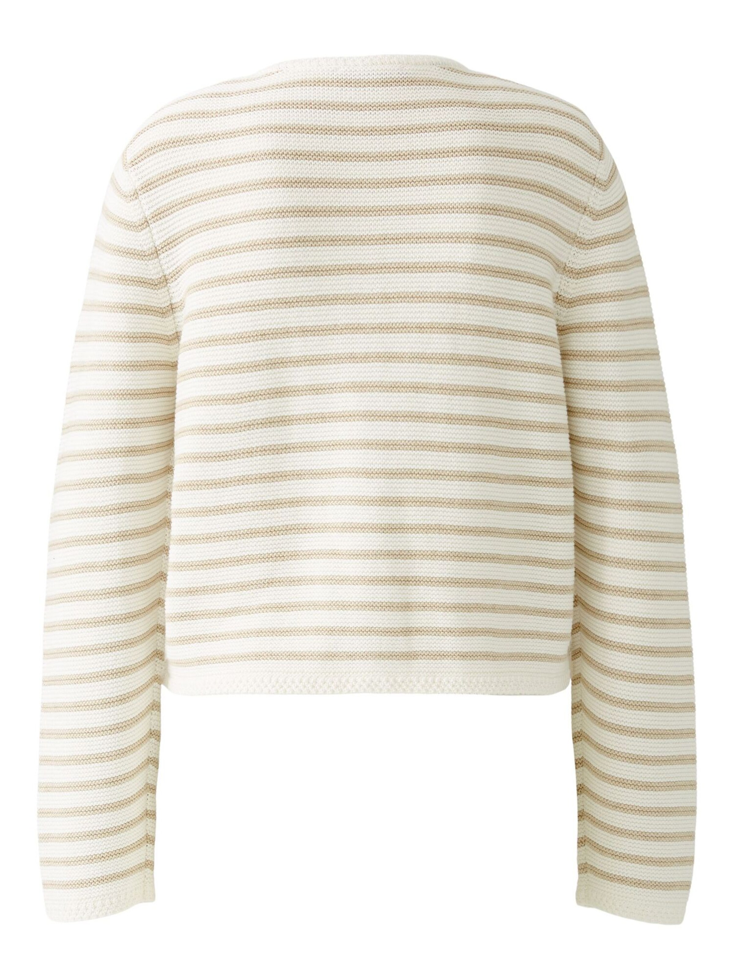 OUI Strickjacke in Beige