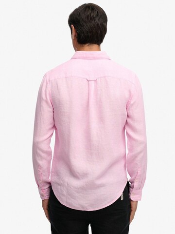 Superdry Regular Fit Hemd‌‌‌‌‌ in Pink