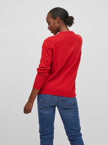 Vila Petite Sweater in Red