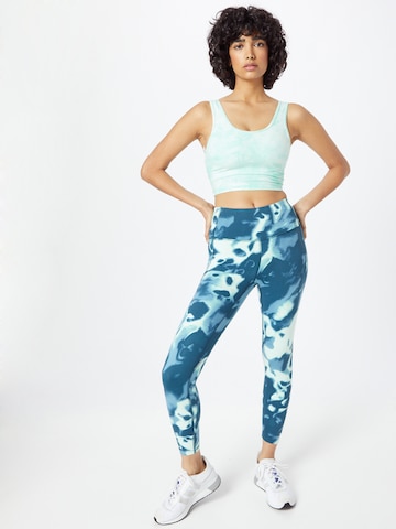 UNDER ARMOUR Skinny Workout Pants 'Meridian' in Blue