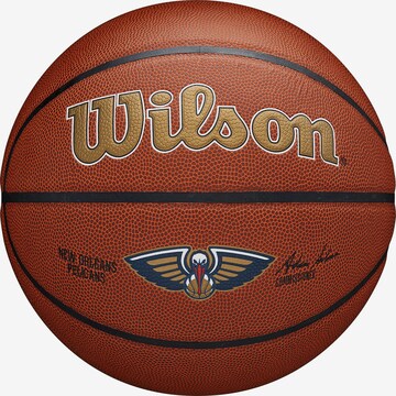 Balle 'NBA Team Alliance New Orleans Pelikans' WILSON en marron : devant