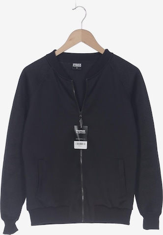 Urban Classics Sweatshirt & Zip-Up Hoodie in M in Black: front