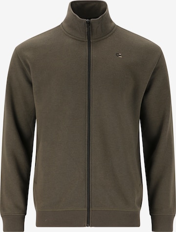 Cruz Sweatjacke 'Pitt' in Grün: Vorderseite