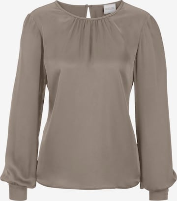 Chemisier MADELEINE en marron : devant