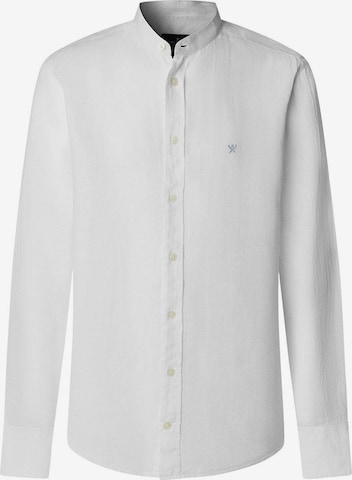 Coupe regular Chemise Hackett London en blanc : devant