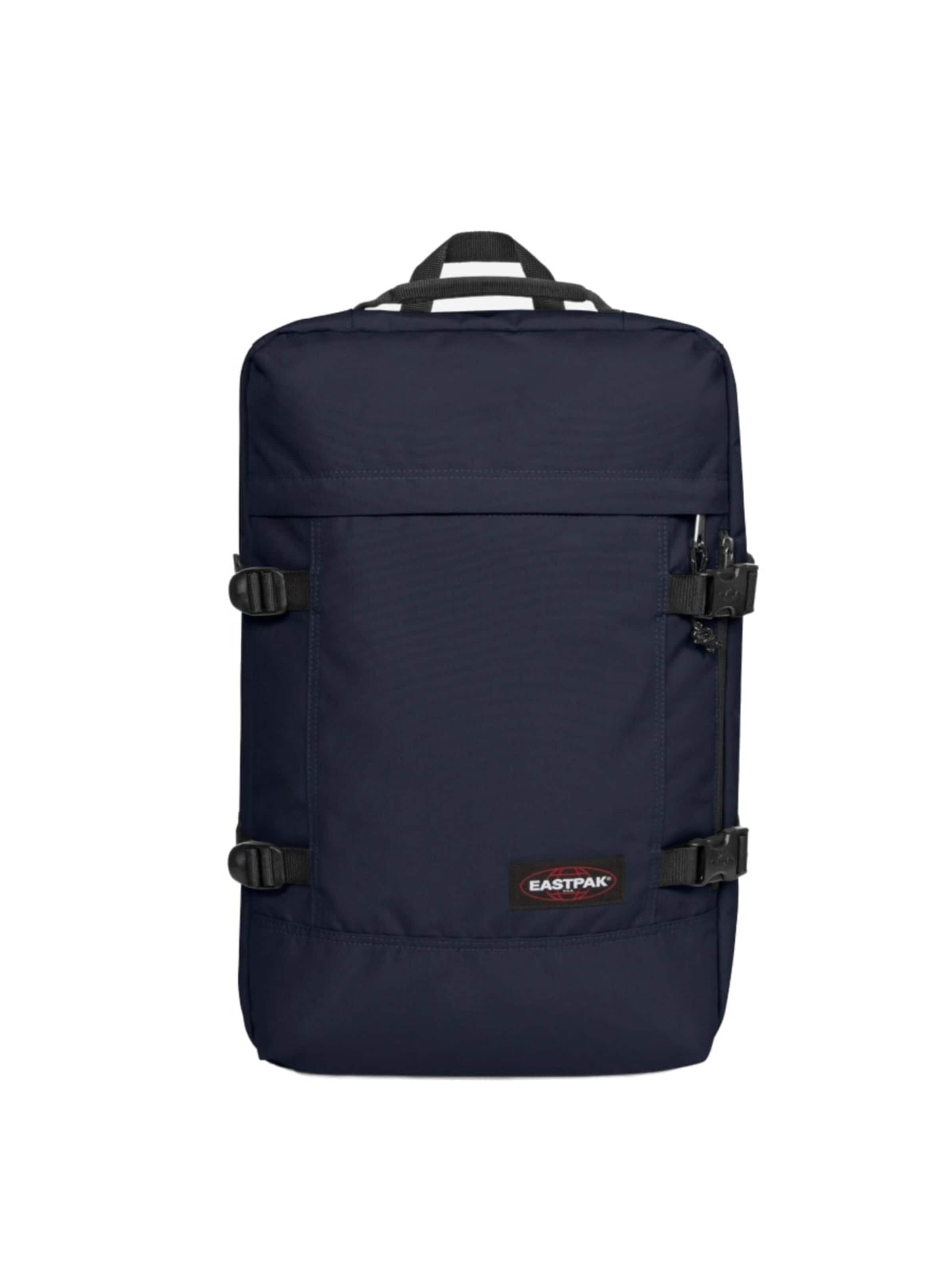 EASTPAK Seljakott 'Travelpack', värv sinine: eest vaates