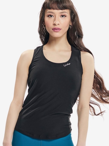 Winshape Sports Top 'AET128LS' in Black: front