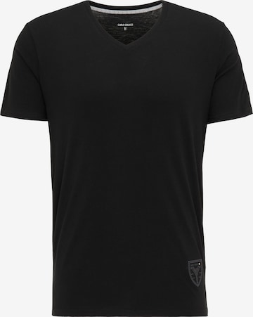 Carlo Colucci Shirt ' Cavallari ' in Black: front