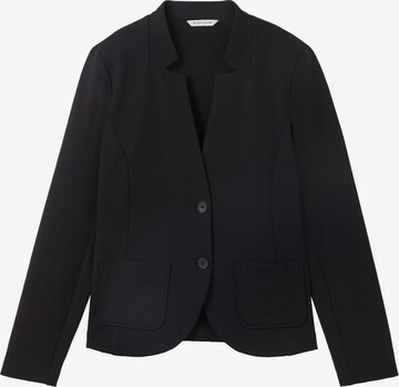 TOM TAILOR Blazer in Black: front