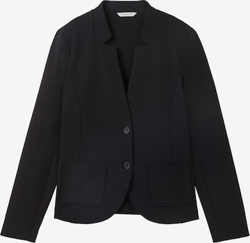 TOM TAILOR Blazer in Black: front