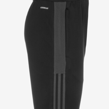 Effilé Pantalon de sport 'Tiro' ADIDAS SPORTSWEAR en noir