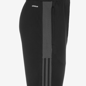 juoda ADIDAS SPORTSWEAR Siaurėjantis Sportinės kelnės 'Tiro'