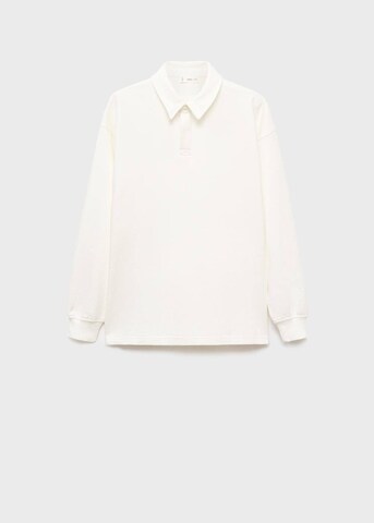 MANGO TEEN Comfort fit Button Up Shirt 'Zipp' in White