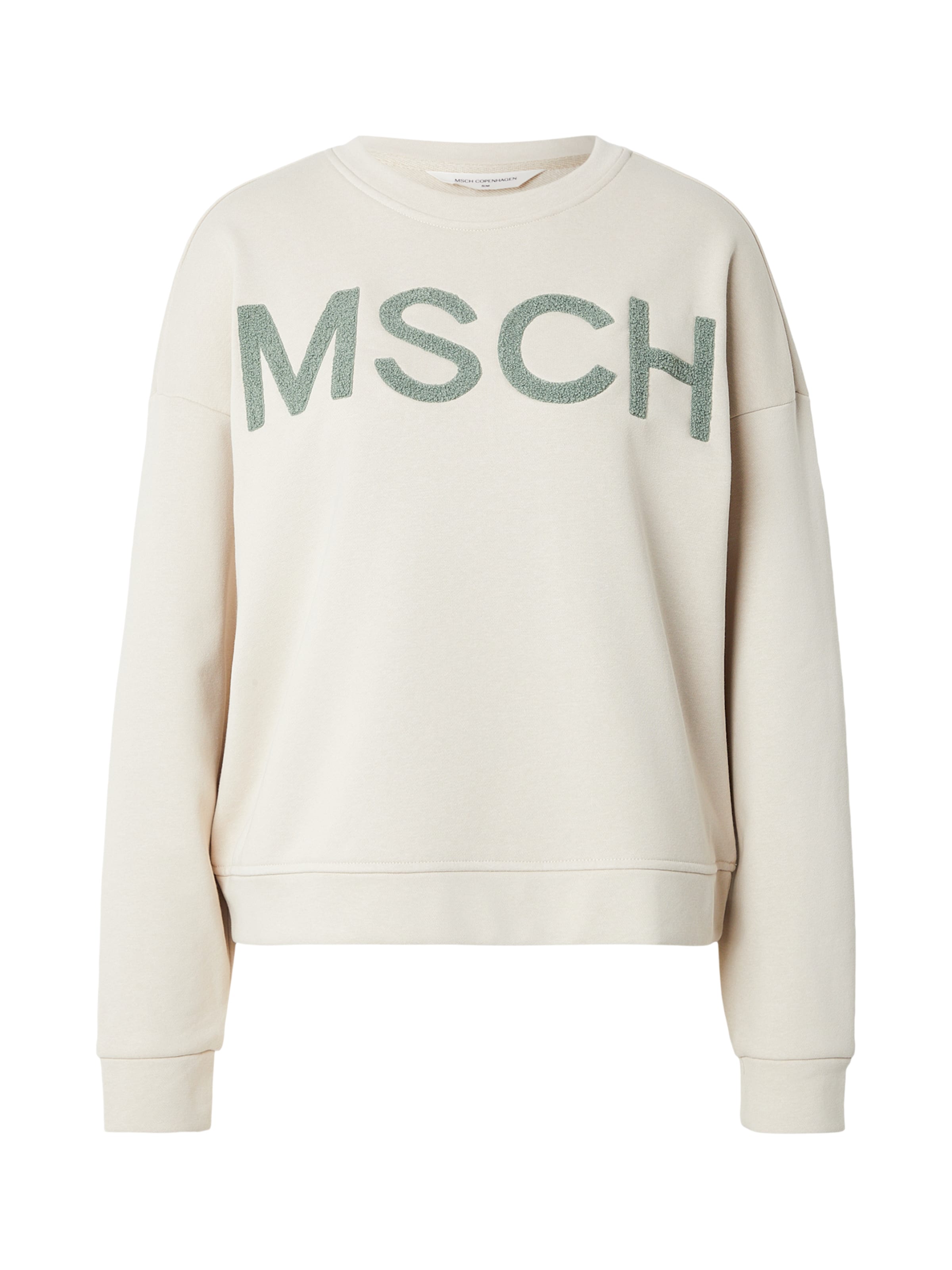 MSCH COPENHAGEN Sweatshirt 'Mela Briena' i beige: framsida