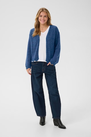 Cream Gebreid vest 'Niso' in Blauw