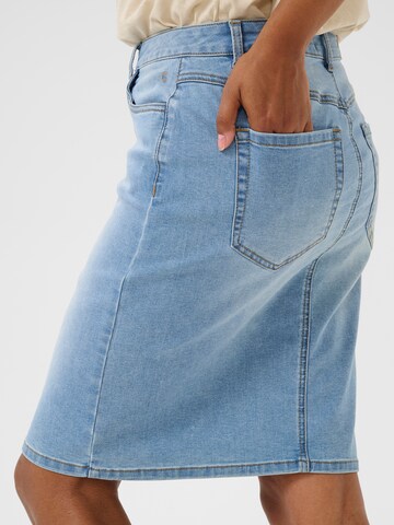 Gonna 'Juliette' di Cream in blu