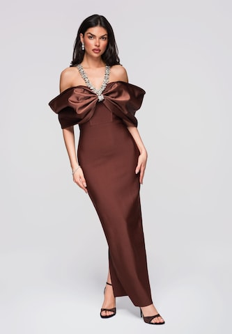 Ombre Evening dress in Brown
