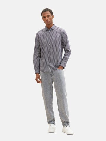 TOM TAILOR Regular fit Button Up Shirt in Blue