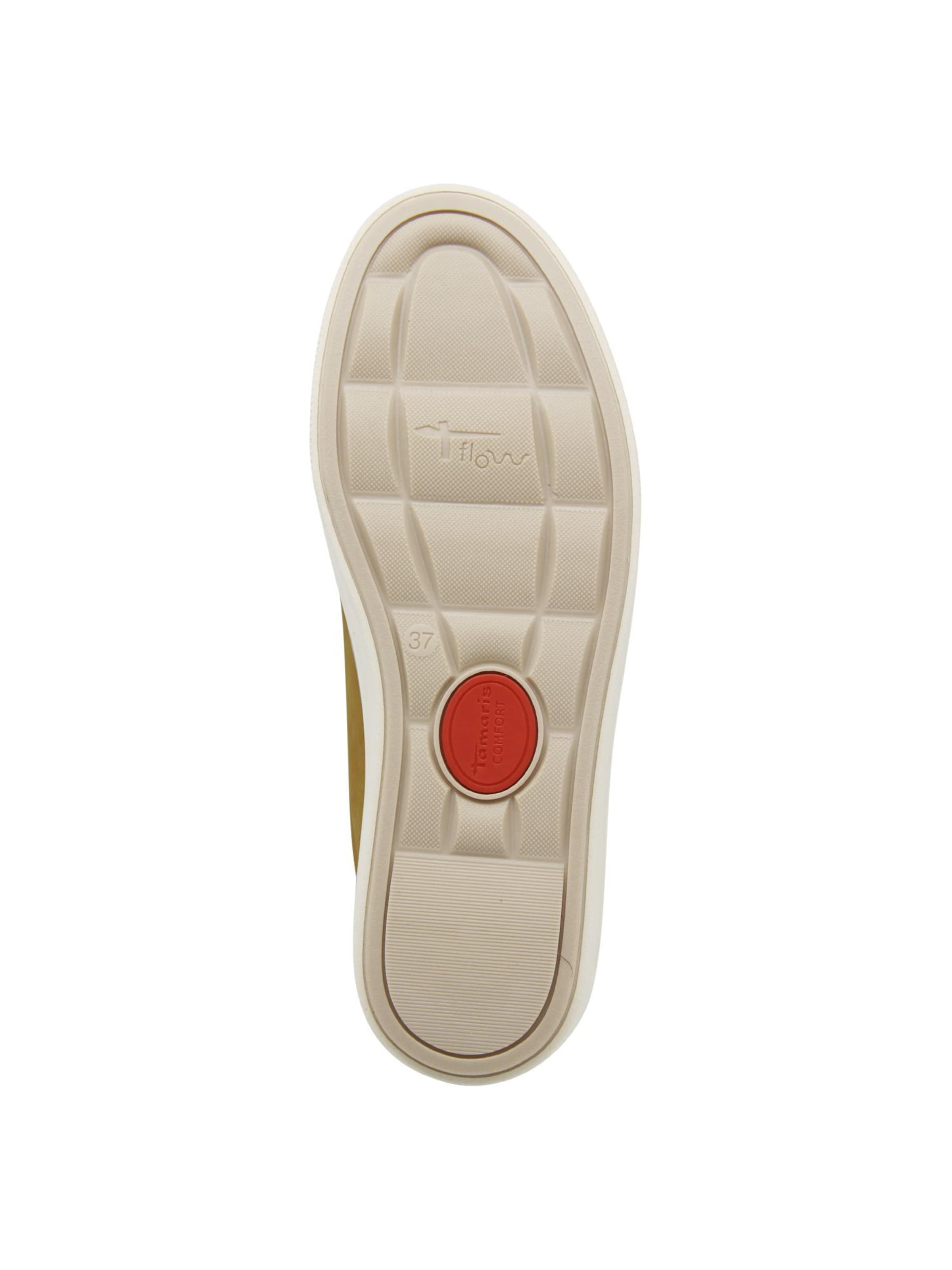 Baskets basses Tamaris en jaune