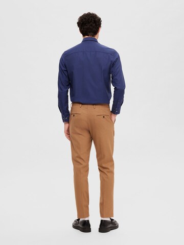 SELECTED Slim fit Overhemd 'SLHSoho' in Blauw