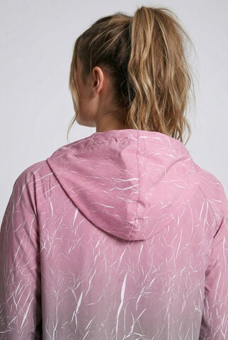 Ulla Popken Weatherproof jacket in Pink