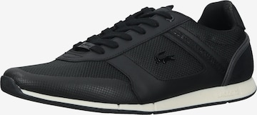 Baskets basses 'Menerva' LACOSTE en noir : devant