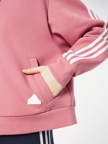 ADIDAS SPORTSWEAR Athletic Zip-Up Hoodie 'Future Icons' in Pink