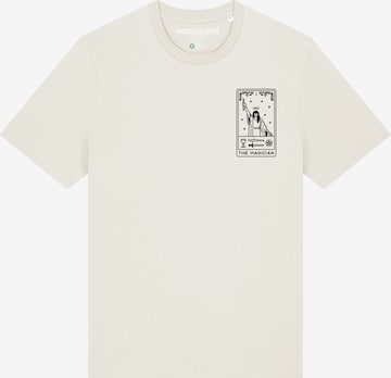 Watapparel Shirt 'Tarot The Magician' in Weiß: Vorderseite