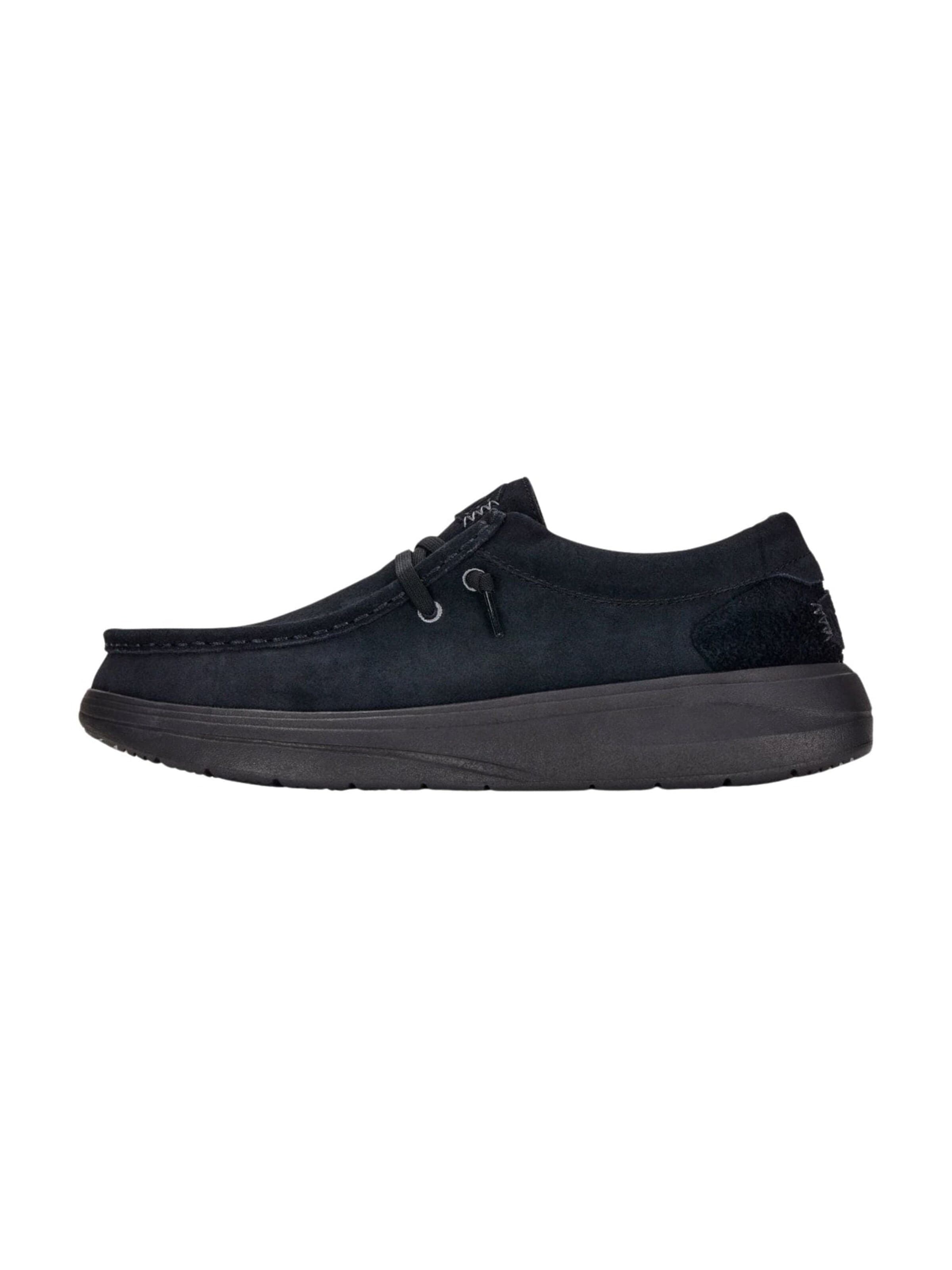 HEY DUDE Moccasin 'Wally COMF' in Black: front