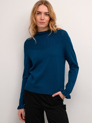 Cream Pullover in Blau: predná strana