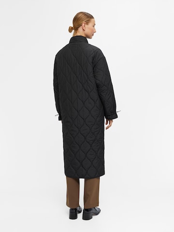 OBJECT Ανοιξιάτικο και φθινοπωρινό παλτό 'Line' σε μαύρο