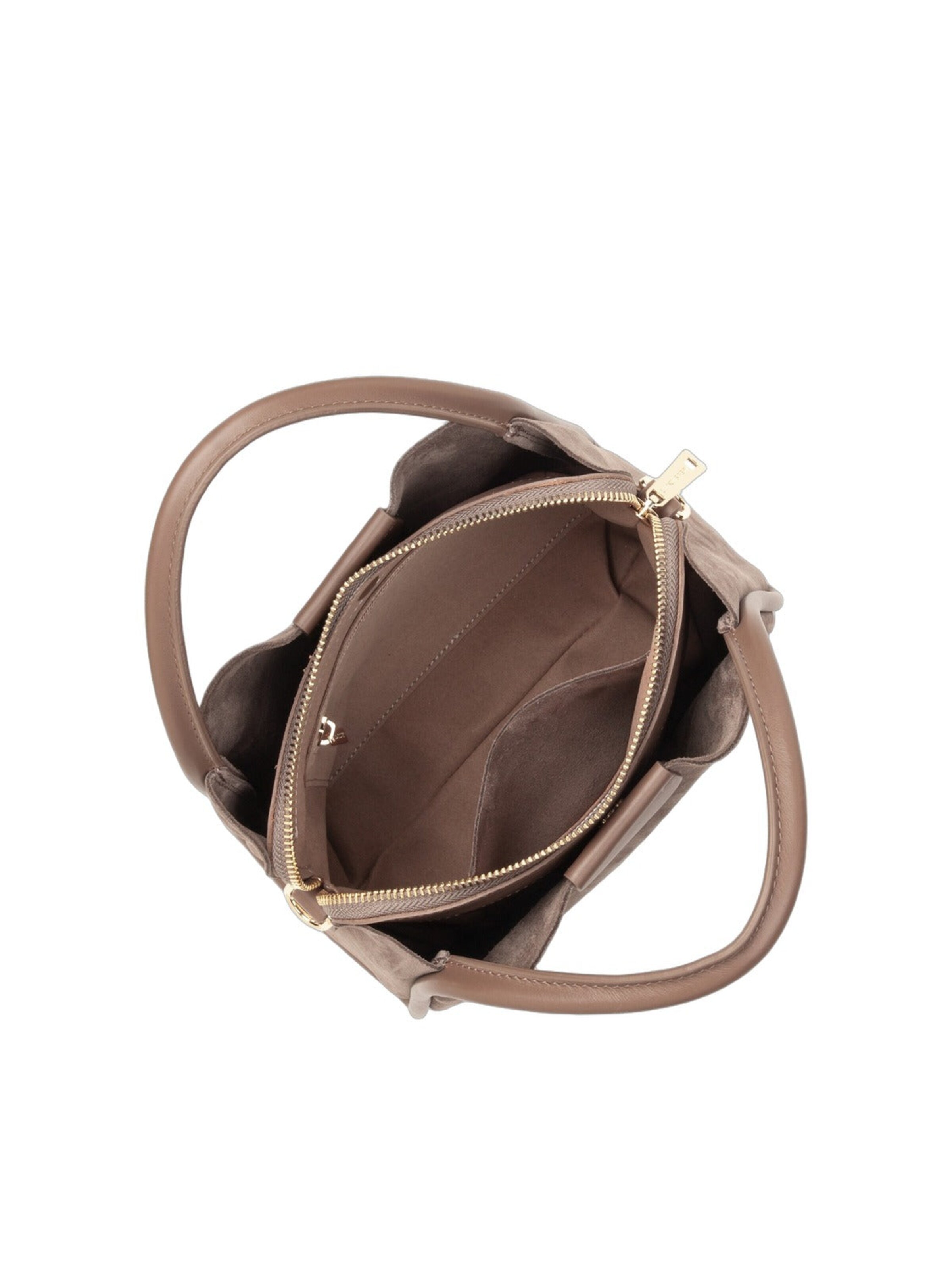 LANCASTER Paris Handbag 'Suède Ida' in Brown