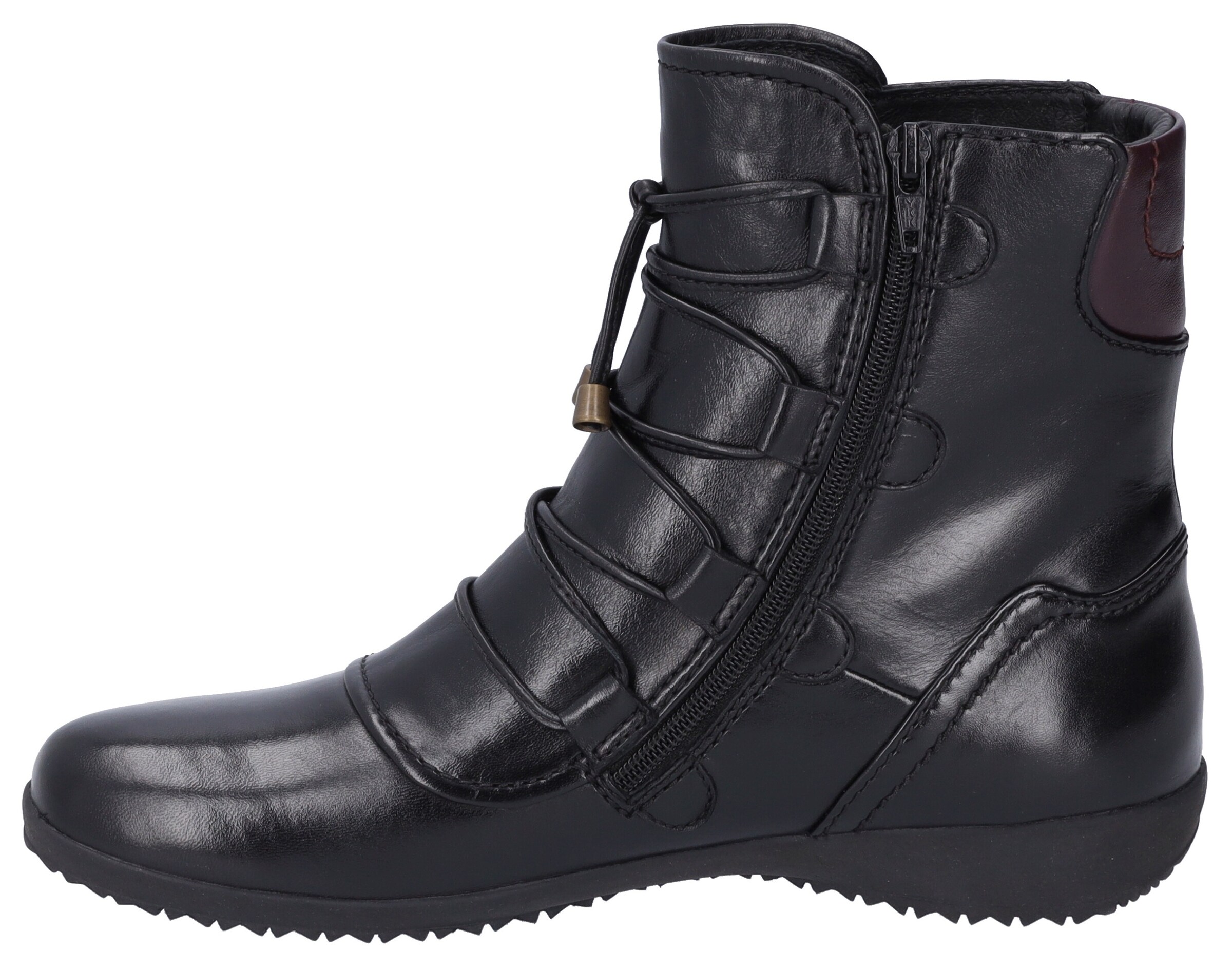 JOSEF SEIBEL Stiefelette in dunkelgelb / schwarz, Produktansicht