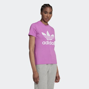 ADIDAS ORIGINALS Μπλουζάκι 'Adicolor Classics Trefoil' σε λιλά