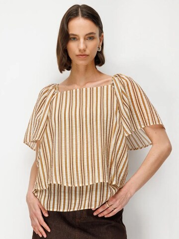 MixRay Blouse in Beige