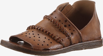 A.S.98 Sandals in Brown: front