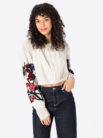 Free People Blouse 'MEADOWS' in White: front