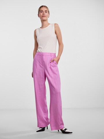 Wide leg Pantaloni 'Sisma' di Y.A.S in rosa