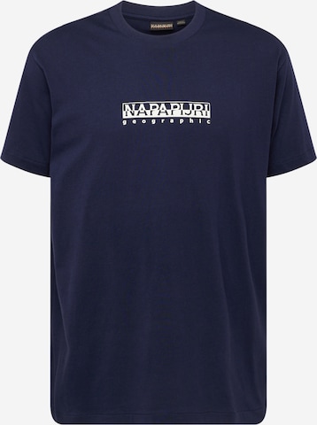 T-Shirt NAPAPIJRI en bleu : devant