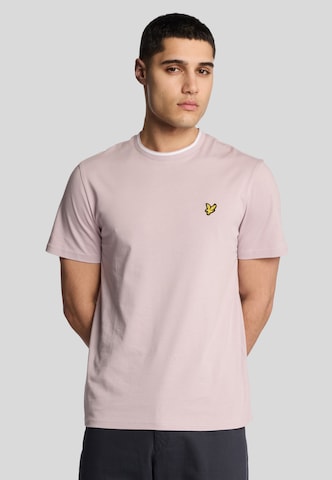 T-Shirt Lyle & Scott en violet : devant