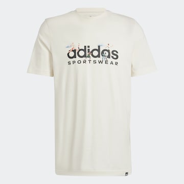 ADIDAS SPORTSWEAR Μπλουζάκι σε μπεζ