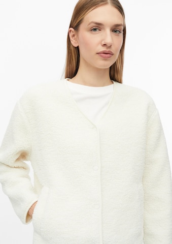 s.Oliver Fleece jas in Beige