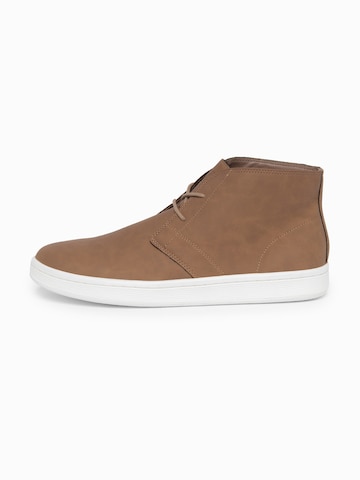 Ombre Lage schoen in Bruin