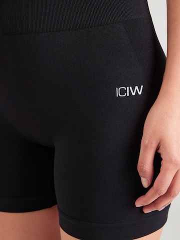 ICANIWILL Skinny Sportsbukser 'Smooth' i sort