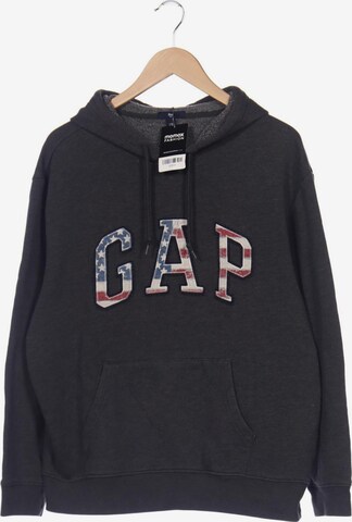 GAP Sweatshirt & Zip-Up Hoodie in XL in Grey: front
