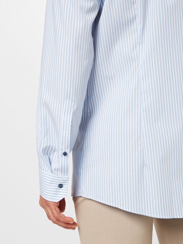 OLYMP Slim fit Button Up Shirt 'Royal' in Blue