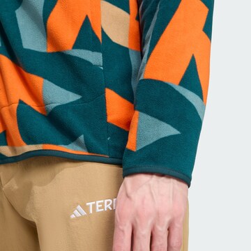 Veste en polaire fonctionnelle ADIDAS TERREX en vert